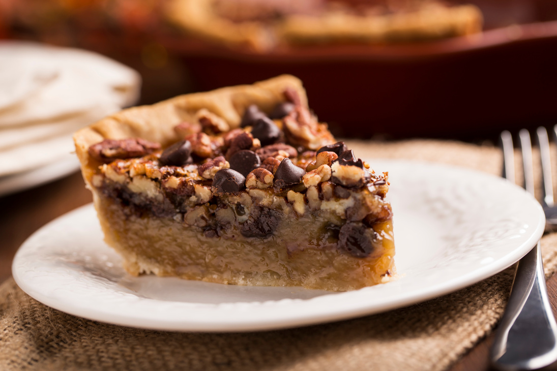 Chocolate Pecan Pie Slice